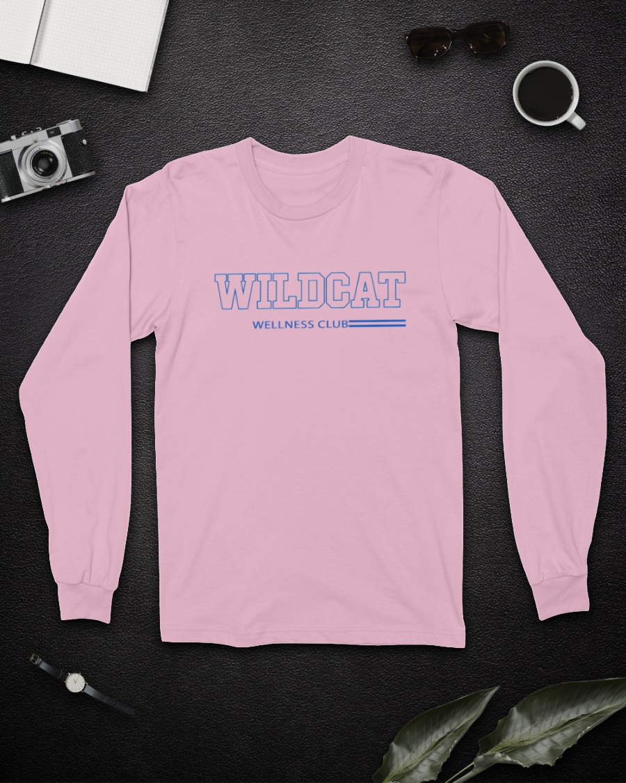 AngelaaLinda Wildcat Wellness Club Shirt White AngelaaLinda Wildcat Wellness Club Shirt White